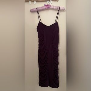 Purple mini party dress